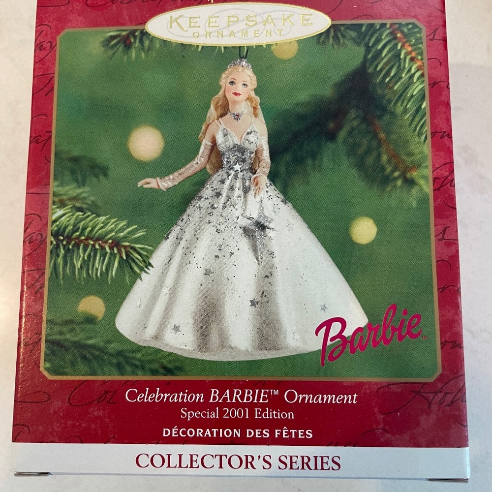 Hallmark Barbie ornament celebration